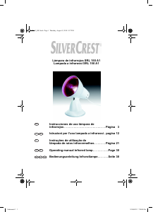 Manuale SilverCrest SRL 150 A1 Lampada a raggi infrarossi