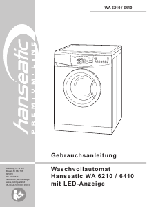 Bedienungsanleitung Hanseatic WA 6210 Waschmaschine