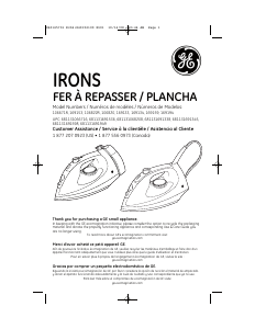 Manual GE 169194 Iron