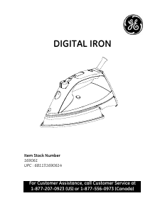 Manual GE 169061 Iron