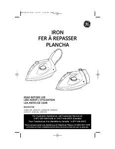 Manual GE 106822R Iron