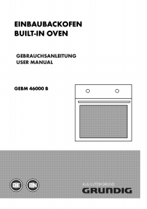 Handleiding Grundig GEBM 46000 B Oven