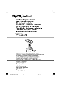Manual Tyco IT-1000-023 Impact Wrench