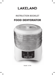 Manual Lakeland 31793 Food Dehydrator