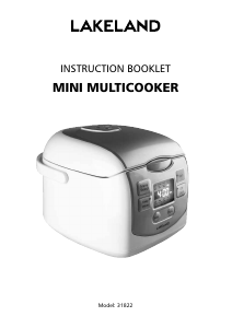 Manual Lakeland 31822 Multi Cooker