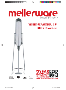 Mode d’emploi Mellerware TWM007 Whipmaster Fouet à lait