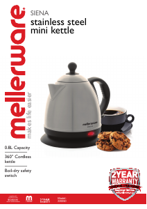 Manual Mellerware 22005D Siena Kettle