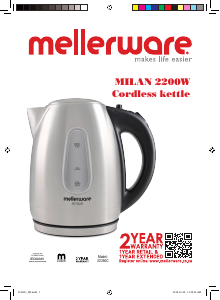 Manual Mellerware 22350C Milan Jarro eléctrico