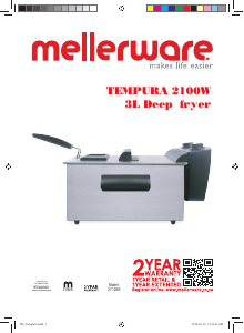 Handleiding Mellerware 27103B Tempura Friteuse