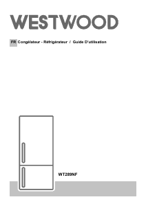 Mode d’emploi Westwood WT289NF Réfrigérateur combiné