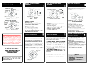 Manual de uso Stührling 3903 Monaco Reloj de pulsera