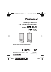 Manual Panasonic HM-TA2EB Digital Camera