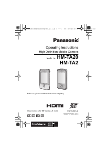 Handleiding Panasonic HM-TA20EB Digitale camera