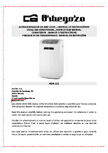 Manual Orbegozo ADR 121 Air Conditioner