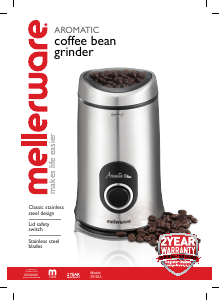 Manual Mellerware 29105A Aromatic Coffee Grinder