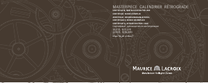 Manuale Maurice Lacroix MP6198 Masterpiece Calendrier Retrograde Orologio da polso