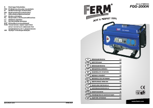 Brugsanvisning FERM PGM1004 Generator