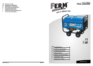 Handleiding FERM PGM1005 Generator