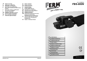 Bedienungsanleitung FERM BSM1003 Bandschleifer