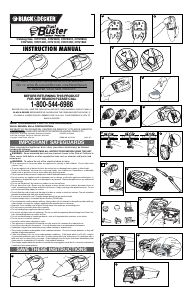 Handleiding Black and Decker CHV1410 Dustbuster Kruimeldief