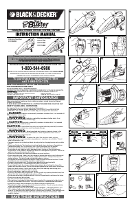 Handleiding Black and Decker CHV9608 Dustbuster Kruimeldief