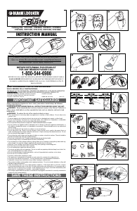 Manual Black and Decker CHV9610 Dustbuster Handheld Vacuum