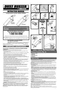 Manual de uso Black and Decker CWV8400 Dustbuster Aspirador de mano