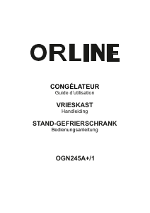 Mode d’emploi Orline OGN245A+/1 Congélateur