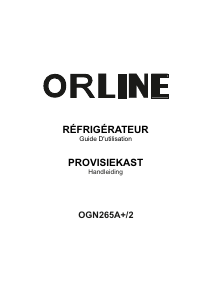 Mode d’emploi Orline OGN265A+/2 Réfrigérateur