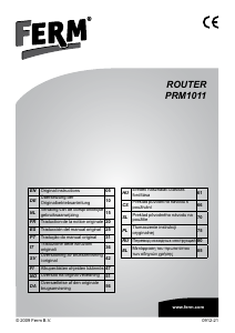 Mode d’emploi FERM PRM1011 Défonceuse multifonction