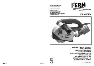 Manual FERM WSM1003 Fresadora de abrir roços
