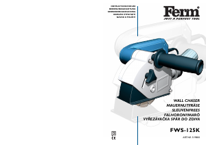 Handleiding FERM WSM1001 Muurfrees