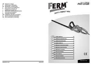 Mode d’emploi FERM HGM1009 Taille-haies