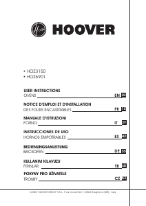 Bedienungsanleitung Hoover HOZ3150IN/E Backofen
