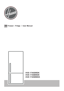 Manual Hoover HVS 1745WWDK Fridge-Freezer