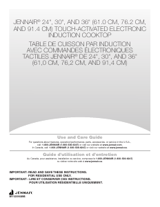 Mode d’emploi Jenn-Air JIC4736HB Table de cuisson