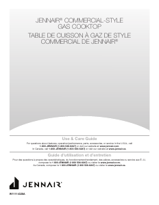 Mode d’emploi Jenn-Air JGCP636HL Table de cuisson