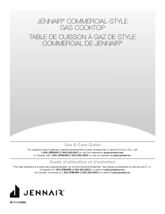 Mode d’emploi Jenn-Air JGCP748HL Table de cuisson