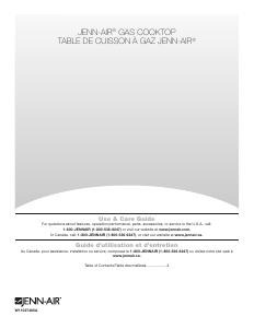 Mode d’emploi Jenn-Air JGC3115GS Table de cuisson