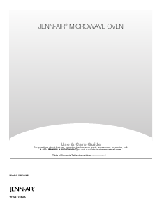 Manual Jenn-Air JMC1116AS Microwave