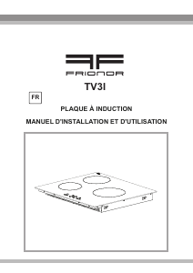 Mode d’emploi Frionor TV3I Table de cuisson