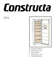 Handleiding Constructa CE729EW30 Vriezer