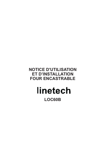 Mode d’emploi Linetech LOC60B Four
