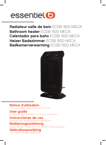 Mode d’emploi Essentiel B ECSB 1500 Meca Chauffage