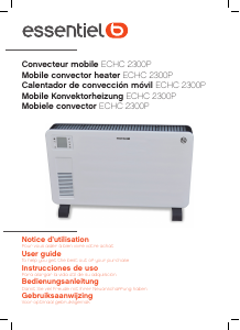 Manual de uso Essentiel B ECHC 2300P Calefactor