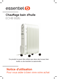 Mode d’emploi Essentiel B ECHB 932b Chauffage