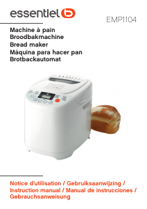 Manual Essentiel B EMP 1104 Bread Maker