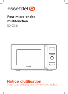 Mode d’emploi Essentiel B EX 232n Dorian Micro-onde