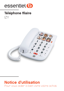 Téléphone filaire ESSENTIELB IZY