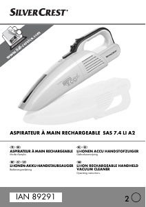 Mode d’emploi SilverCrest IAN 89291 Aspirateur à main